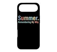 Summer Remembering My Why Funny Inspirational Quote Vacation Case for iPhone Air