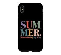 Summer Remembering My Why Funny Teacher Break Case for iPhone XS Max