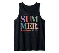Summer Remembering My Why Funny Teacher Break Tank Top