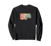 Summer. Remembering My Why. Groovy & Colorful Word Art Sweatshirt