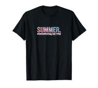Summer. Remembering My Why. Retro 80s Aesthetic Sign T-Shirt