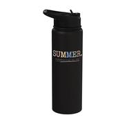 Summer Remembering My Why Tshirt Funny Inspirational Quote Stainless Steel Insulated Water Bottle