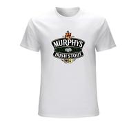 SUMMER RETREAT Murphy's Irish Stout Vintage Worn Look T Shirt White XL