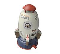 Summer Rocket Sprinkler Toy Water Pressure Lift Toy for Garden Party Holiday white