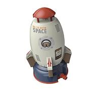 Summer Rocket Sprinkler Toy Water Pressure Lift Toy for Garden Party Holiday white