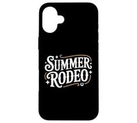 Summer Rodeo - Western Style Cowboy Skull Graphic Case for iPhone 16 Plus