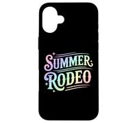 Summer Rodeo - Western Style Cowboy Skull Graphic Case for iPhone 16 Plus