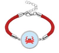 Summer sail Little Crab Lucky Red String Bracelet Rope Bracelet Handmade