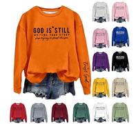 Summer Sale Days Sale HUIFUAO God is Still Writing Your Story Stop Trying to Steal the Pen Christian Sweatshirts for Women Plus Size Womens Sweatshirts Pullover Tops Women Tops Sale Clearance