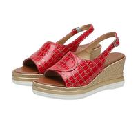 Summer Sandals For Women Snake Print Leather Sandals Strap Wedge Sandal Trendy Open Toe Sandal Orthotic Shoes Sturdy Grip Shoe Non Slip Walking Shoes Comfy Slingback Shoe Size 3.5-4.5