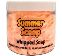 Summer Scoop Whipped Soap Body Wash - 150g - Natural Oils and Butters - Sweet Scent - Vegan Friendly - Puddle of Wax - Made in the UK