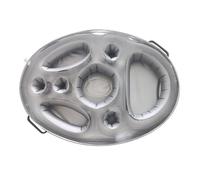 Summer sea bucket cup holder, inflate pool beach swimming and playing, family party float, beer beverage tray, cooler table toy accessories, self-service ice tray, party floating portable beverage hol