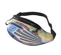 Summer Sea Cruise Fanny Pack for Women Men Crossbody Bag Belt Bag Fashion Small Waist Pack Outdoor Bum Bag