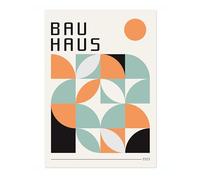 Summer Shapes Poster, Bauhaus Print, Framed Abstract Art, Mid-Century Wall Art, Modern Home Decor, Gift Idea, Archival Matte, A1 (Print Only) - 84.1x59.4cm