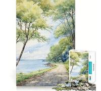 Summer Shoreline 1000 Piece Jigsaw Puzzle for Teenagers Clear Logic Toy Calm Pastime Perfect Cut Classic Gift 38x52cm