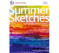 Summer Sketches - Eight attractive pieces for developing players - Clarinet and piano - Sheet music with Online audio files - Boosey & Hawkes (BH 14069)