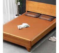 Summer Sleeping Mat, Bamboo Sleeping Mat Double-Sided Cooling Foldable Mattress Multiple Sizes(120cm*190cm)