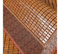 Summer Sleeping Mat,Foldable Bamboo Bed Mat Bamboo Sleeping Mat Summer Bed Mat Carbonized Mahjong Mattress Cool Sleeping Mattress Cooling Bedding for Home School Dormitory