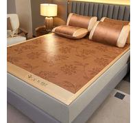 Summer Sleeping Mat, Foldable Bamboo Cooling Bed Sheet for Indoor Bedroom Use