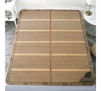 summer sleeping mat, Mattress Summer Bamboo Mattress Foldable Double Sided Sleeping Mat Cooling Bamboo Bed Sheet Air Conditioning Pad Cusion/1.8 * 2M(1.8 * 2M(5.9 * 6.56Ft))