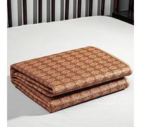 summer sleeping mat, mattress Summer Cooling Sleeping Pad Foldable Rattan Bed Mat Home Bedroom Student Dormitory Straw Mat/150 * 200Cm(80 * 195Cm(31.5 * 76.7In))