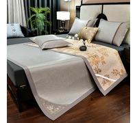 Summer Sleeping Mat Portable Double Sided Bamboo Mattress for Dorm Office & Bedroom Essential Comfortable Bedding Color B 90cm Ideal Summer Sleep Solution