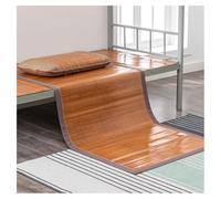 Summer Sleeping Mat, Single Student Dormitory Bamboo Mat Bed, Foldable Cool Mattress With Pillowcase Bamboo Summer Bedding(Size:80x190cm)