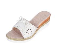 Summer Slide Sandals Platform Heel Beach Slippers Solid Color Slip On Thong Flip Flops Casual Outdoor Footwear Breath That Moves with You