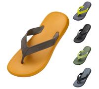 Summer Slip-On Slippers Flip Flops Sandals Men's Toe Separator Slippers Platform Bathing Shoes Non-Slip Lightweight and Comfortable Bath Slippers Shower Shoes Beach Shoes for Holidays on the Beach