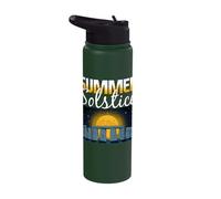 Summer Solstice Blessed Litha Pagan Midsommar Stainless Steel Insulated Water Bottle