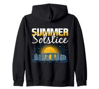 Summer Solstice Blessed Litha Pagan Midsommar Zip Hoodie