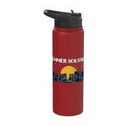 Summer Solstice Blessed Litha Pagan Midsummer Stainless Steel Insulated Water Bottle