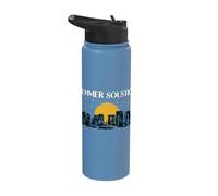 Summer Solstice Blessed Litha Pagan Midsummer Stainless Steel Insulated Water Bottle