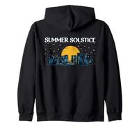 Summer Solstice Blessed Litha Pagan Midsummer Zip Hoodie