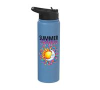Summer Solstice First Day of Summer Litha Paganism Midsummer Stainless Steel Insulated Water Bottle