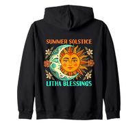 Summer Solstice Litha Blessings Paganism Pagan Summer Zip Hoodie