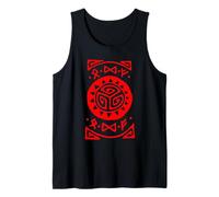 Summer Solstice Sun Symbol Pegan Wiccan Solar Festival Tank Top