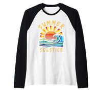 Summer Solstice The Summer Solstice Festival Raglan Baseball Tee