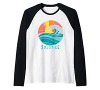 Summer Solstice The Summer Solstice Festival Raglan Baseball Tee