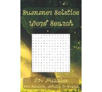 Summer Solstice Word Search: Word Search Puzzles themed for the Summer Solstice fun | 6x9 inches | 50+ Puzzles ... Gift for Holidays, Vacations & Relaxing in the Sun
