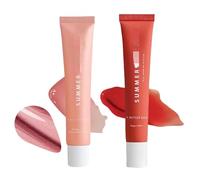 Summer Special Lip Butter Balm,Moisturizing Natural Lip Balm,Summer Conditioning Lip Balm,Glossy Moisturizing Lip Balm,Ultra-Nourishing Lip Care Moisturizer for Soft,Soothing Lip Care (Set B)