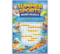 Summer Sports Word Search: Fun and Challenging Puzzles for Adults (Word Search Puzzle Collection)
