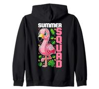 Summer Squad Brick Builder Building Block Flamingo Tropical Zip Hoodie
