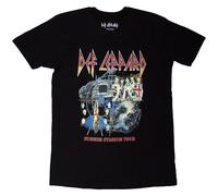 Summer Stadium Tour Back Print T-Shirt Def Leppard Black M