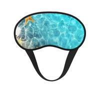 Summer Starfish Shell Beach Sea, Full Eye Covers Light Blocking Eye Masks Blackout Sleep Eye Muffs