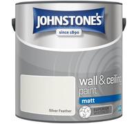 Summer Storm Johnstone’s Wall & Ceiling Matt Paint 2.5L - Smooth Matt Finish, Excellent Coverage, Quick Dry, Low Odour Interior Paint for Walls & Ceilings