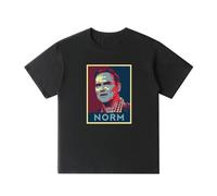 Summer Streetwear Tops Norm Macdonald Fashionable Men T-Shirt Vintage 90s Graphic T Shirts for Women Unisex Casual Cotton Tshirt Black XXL BlackXXL