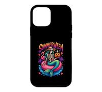 Summer Summerween skeleton mermaid Fun Outfit Case for iPhone 12 mini