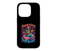 Summer Summerween skeleton mermaid Fun Outfit Case for iPhone 14 Pro
