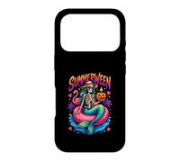 Summer Summerween skeleton mermaid Fun Outfit Case for iPhone 17 Pro